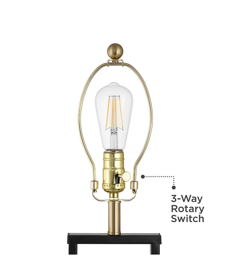 360 Lighting Pellana Brass Usb Table Lamp Set of 2