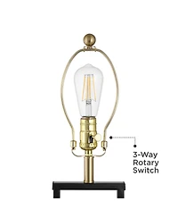 360 Lighting Pellana Brass Usb Table Lamp Set of 2