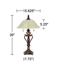 Kathy Ireland Traditional Table Lamps 26" High Set of 2