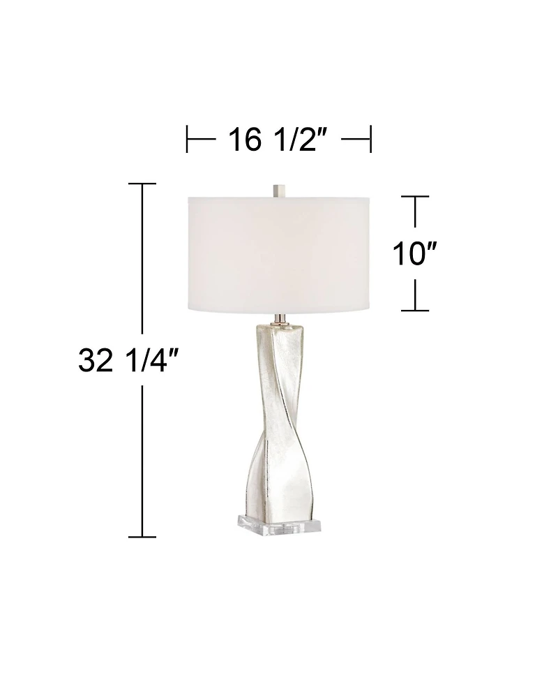 360 Lighting Oirin 32 1/4" Tall Large Modern End Table Lamps Set of 2