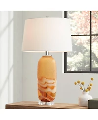 Possini Euro Design Possini Euro Lapis 28 1/4" High Tian Art Glass Table Lamp