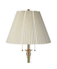 360 Lighting Dyna Traditional 58" Tall Standing Floor Lamp Pole Pull Chain
