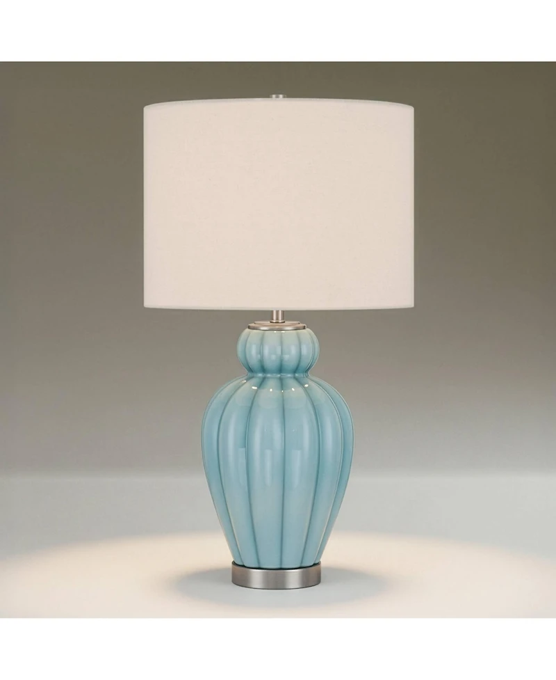 360 Lighting Leros 27 1/2" High Glass Gourd Table Lamp with Dimmer