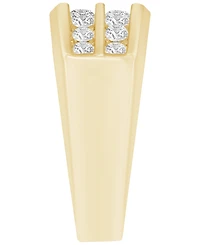 Macy's Men's Lab Grown Diamond (1 ct. t.w.) Ring Gold Vermeil Over Sterling Silver