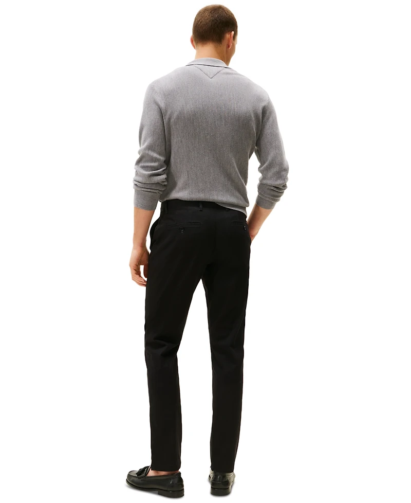 Tommy Hilfiger Men's Denton Essential Straight-Fit Stretch Twill Chino Pants