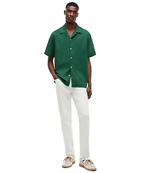 Tommy Hilfiger Men's Open-Structure Windowpane Shirt