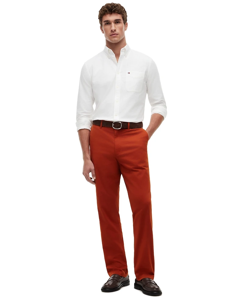 Tommy Hilfiger Men's Dover Essential Regular-Fit Stretch Twill Chino Pants