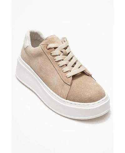 Forever & Always Shoes Women's Paloma Leather Sneaker