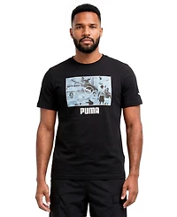 Puma Men's Soccer Photo Real Short Sleeve T-Shirt
