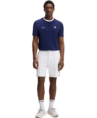 Boss by Hugo Men's Stretch-Cotton Usa Country Flag Logo T-Shirt