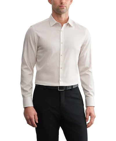 Calvin Klein Men's Long-Sleeve Slim-Fit Dress Shirt