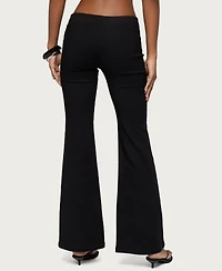Edikted Women's Alyce Crossover Flared Pants