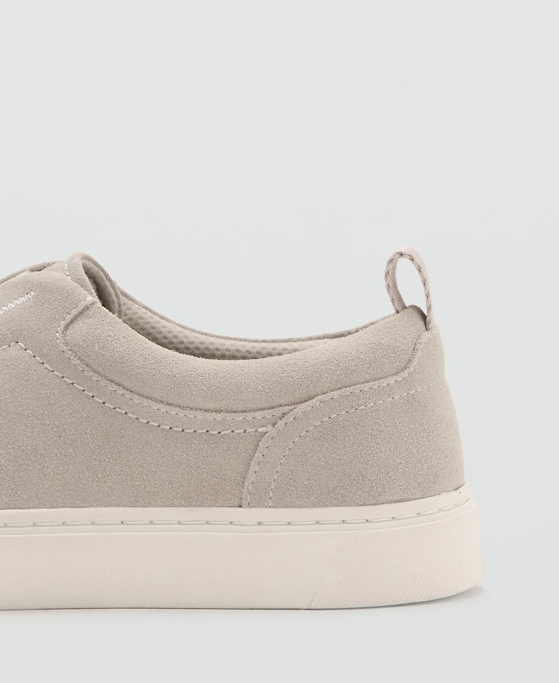 Mango Men's Vibram Sole Suede Leather Athletic Sneakers