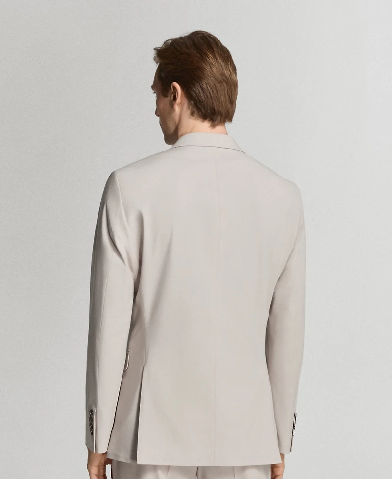 Mango Men's Stretch Fabric Super Slim-Fit Suit Jacket