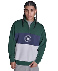 Converse Men's Regular-Fit Collared Neck Sweatshirt