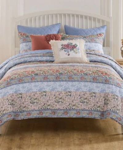 Greenland Home Fashions Kressida Modern Floral 3 Pc. Quilt Sets