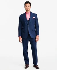 Tayion Collection Mens Classic Fit Navy Suit Separates