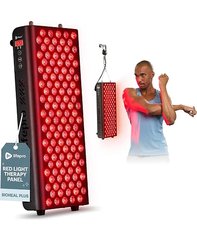 LifePro Red Light Therapy Panel for Face and Body – Near Infrared Light Device for Relaxation and Wellness, Portable and Stable Design