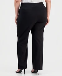 Anne Klein Essentials Women's Pull-On Side Tab Trousers