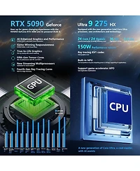 Thunderobot Zero Traditional Laptop Intel Core Ultra 9 32GB Ram Nvidia GeForce Rtx 5090 1TB Ssd Storage Windows 11 Home 240Hz