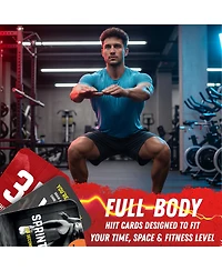 Quokka Fast Fit Mode Workout Cards — 120 Tear Resistant Hiit Fitness Deck