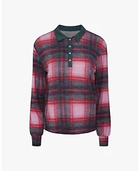 WeWoreWhat Women's Boxy Polo Sleepwear