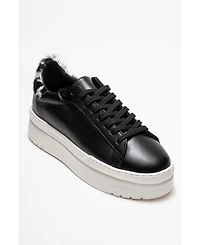 Forever & Always Shoes Women's Anabel Leather Platform Sneakers