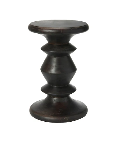 Storied Home Berns Mid Century 12" Wood End Table