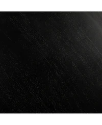 Storied Home Ergo Pedestal 12" Wood Cocktail Side Table