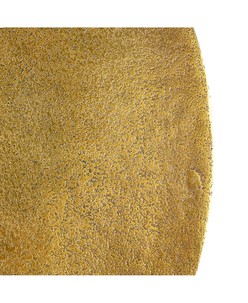 Storied Home 15" Metal Round Nautical Accent Table