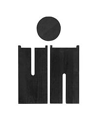 Storied Home 13" Paulownia Wood Round Accent Table