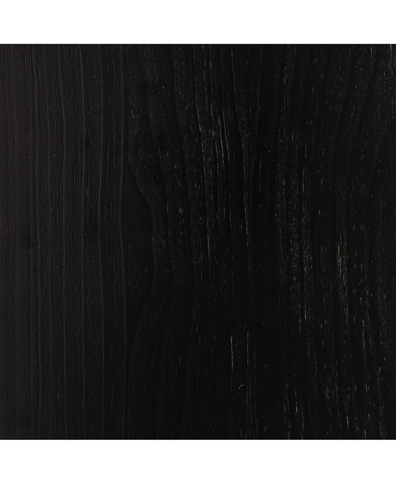 Storied Home Bobbin Leg 20" Wood Rectangle Accent Table