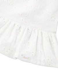 abercrombie kids Toddler Girls' Button Peplum Tank Top