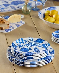 Certified International Fish Tale Plates, Set of 6