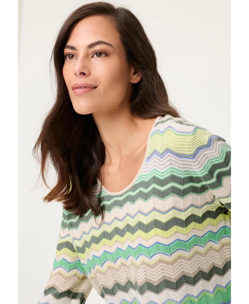 Olsen Women's Chevron Sweater