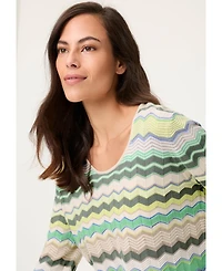 Olsen Women's Chevron Sweater