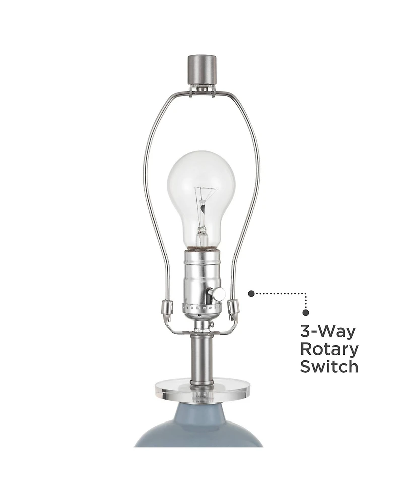 360 Lighting Stratos 26 1/4 H Cloud Ceramic Table Lamp Set of 2 with Dimmer