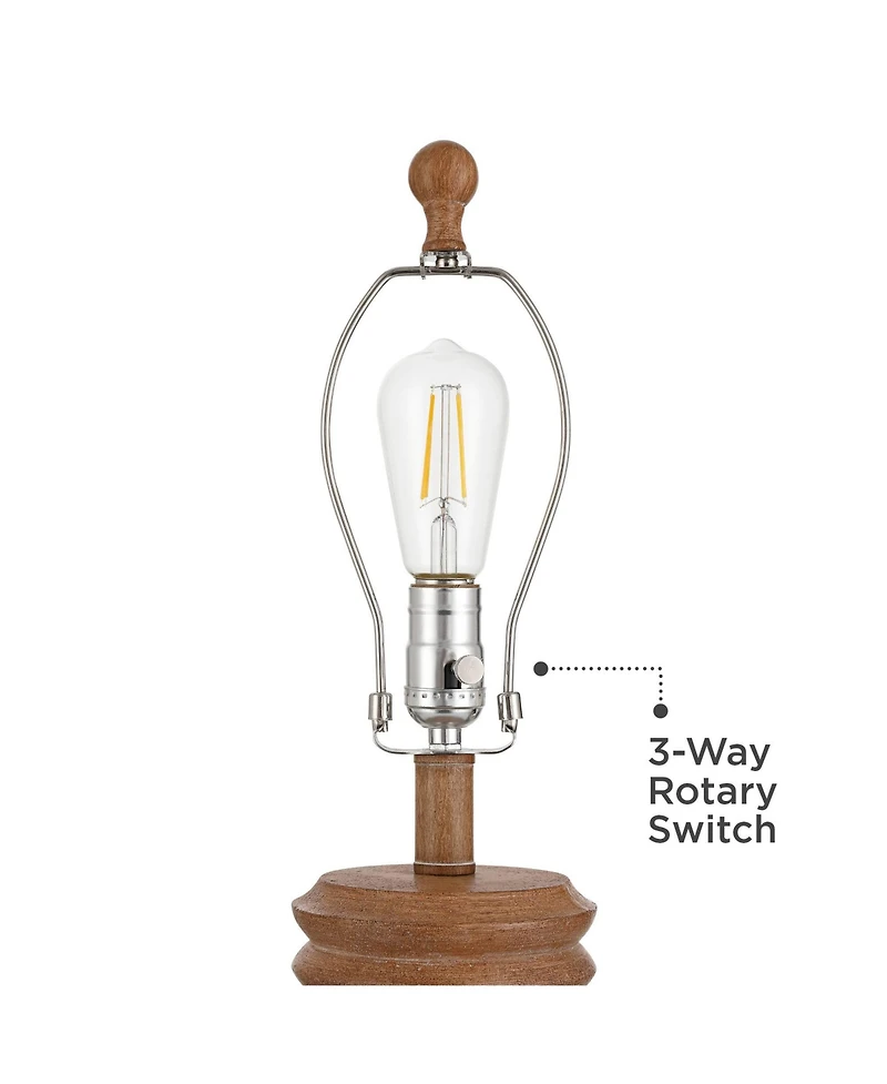 360 Lighting Corfu 24 1/2" High Almond Table Lamp Set of 2