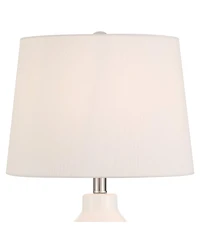 360 Lighting Novalis 24" High Flower Ceramic Table Lamp Set of 2