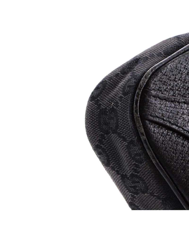 Pre-Owned Gucci Nail Chain Pochette Gg Canvas