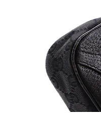 Pre-Owned Gucci Nail Chain Pochette Gg Canvas