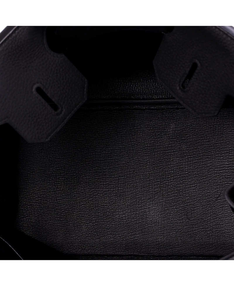 Pre-Owned HERMES Birkin 30 Handbag Black Togo with Gold Hardware