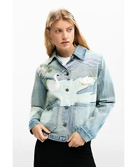 Desigual Women's Denim Patch Jacket