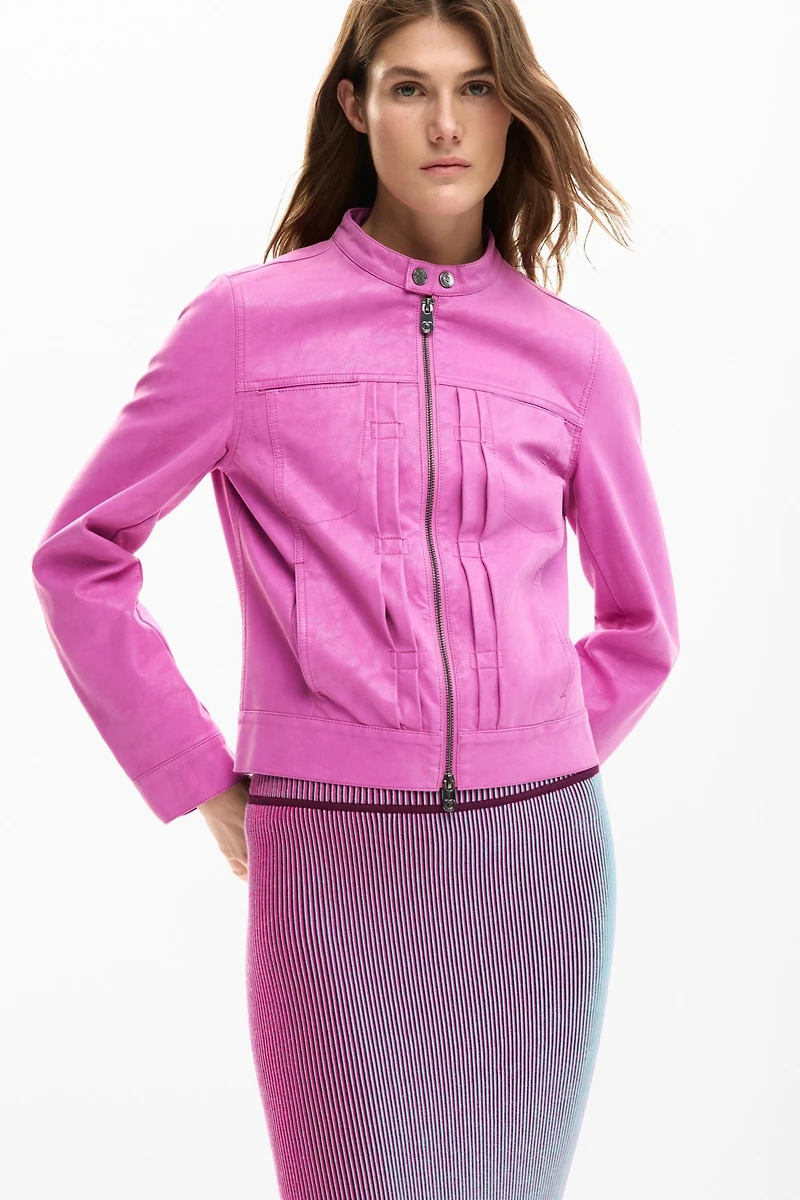 Desigual Women's Jacket faux leather
