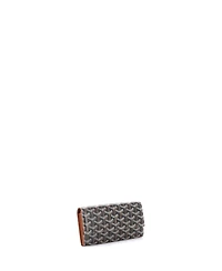 Pre-Owned Goyard Long Varenne Wallet Coated Canvas