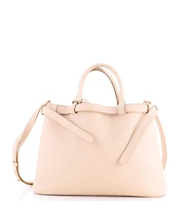 Pre-Owned Prada Medium Double Buckle Belt Tote Bag Leather