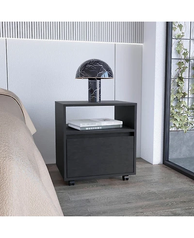 Flynama Durable Versatile Nightstand with Drawers Modern Bedroom Furniture Bedside End Table