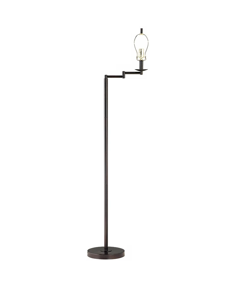 Regency Hill Adjustable Swing Arm Floor Lamp Base, 60.5" Tall