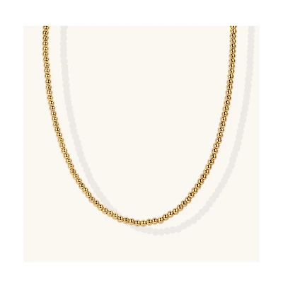 Mantra Inspiration Bead Necklace stainless steel