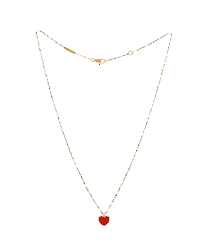 Pre-Owned Van Cleef & Arpels Sweet Alhambra Heart Pendant Necklace